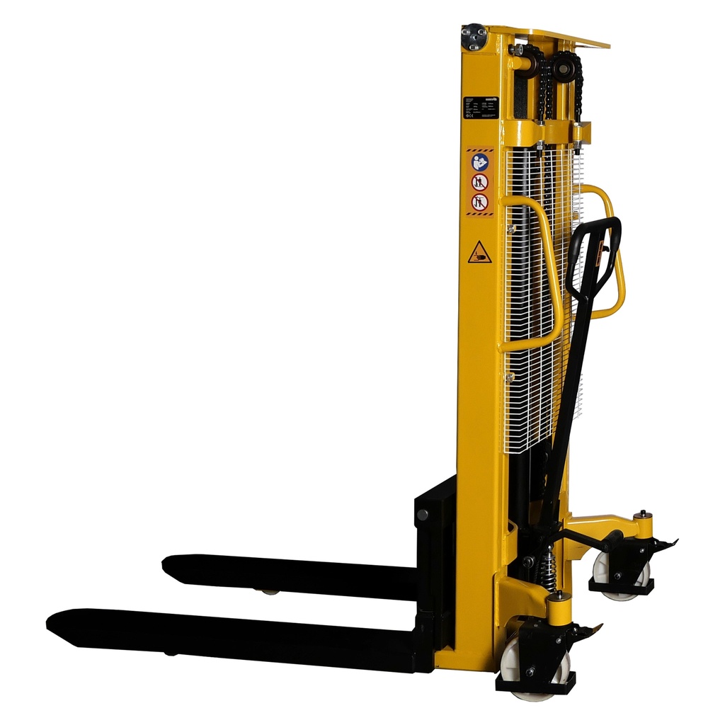 Stacker manual 1000kg 250cm with adjustable forks Valkenpower